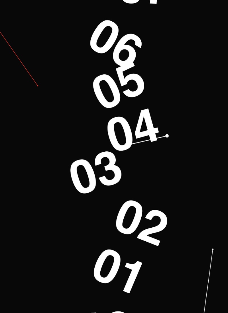 Dynamic Typography Clock