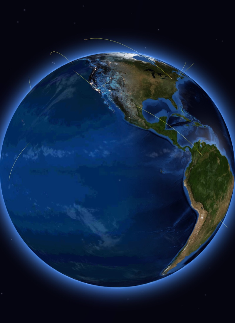 Realistic Earth Flight Paths